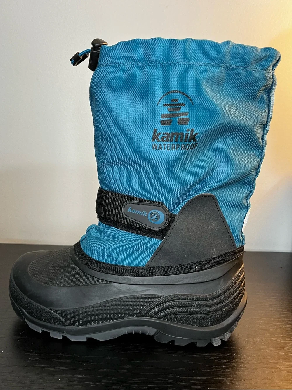Kamik Kids Blue Waterproof Winter Snow Boots Boy’s 3